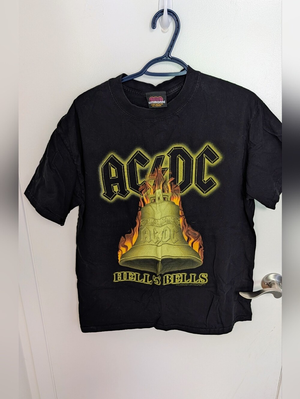 AC/DC Hell's Bells World Tour 2000-2001 T-Shirt - Men"s Large